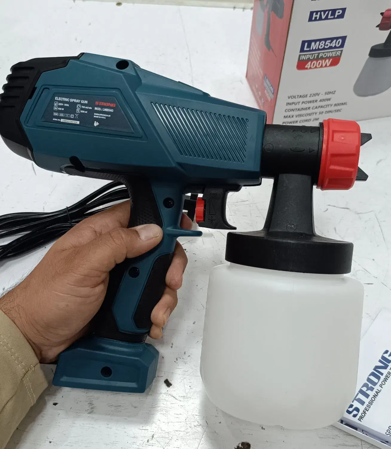 پیستوله برقی ۴۰۰ وات استرانگ پیستوله رنگ|ابزارآلات|شیراز, شهرک رضوان|دیوار