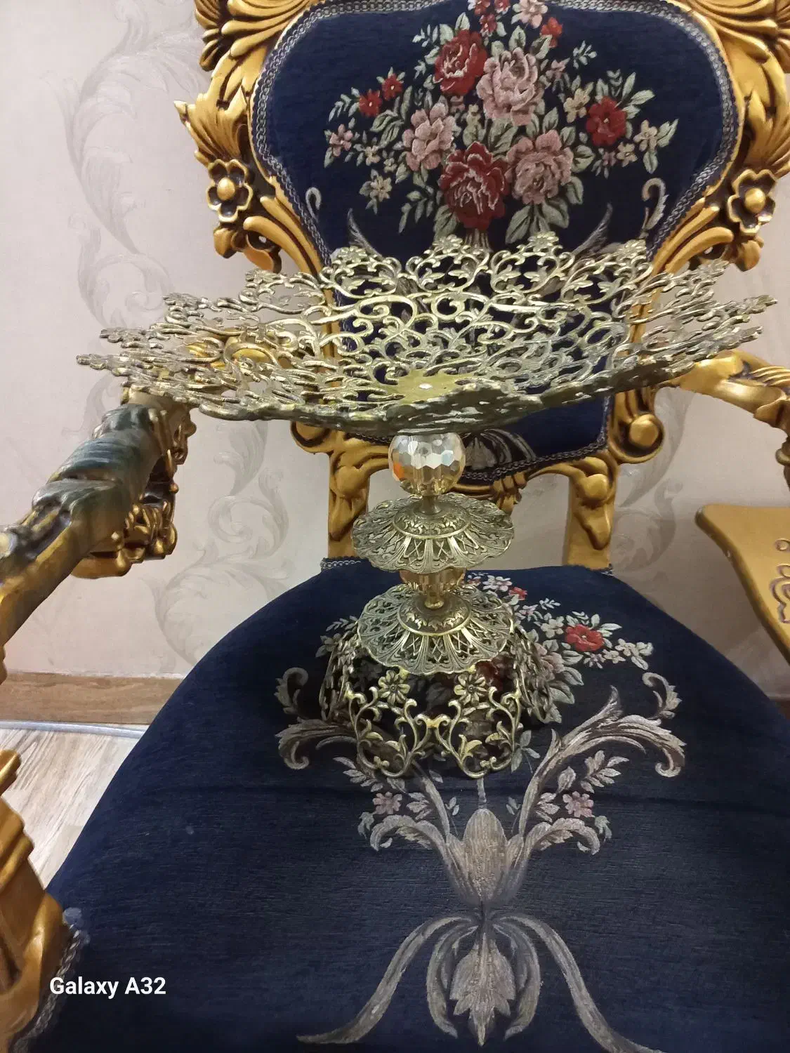 لوستر و ظرف میوه برنج|لوستر و چراغ آویز|قرچک, زیبا شهر|دیوار