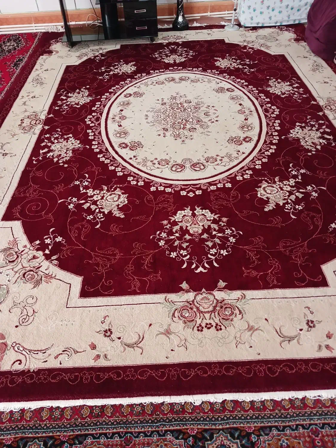 دو جفت فرش ۷۰۰شانه نخی|فرش|آبیک, |دیوار