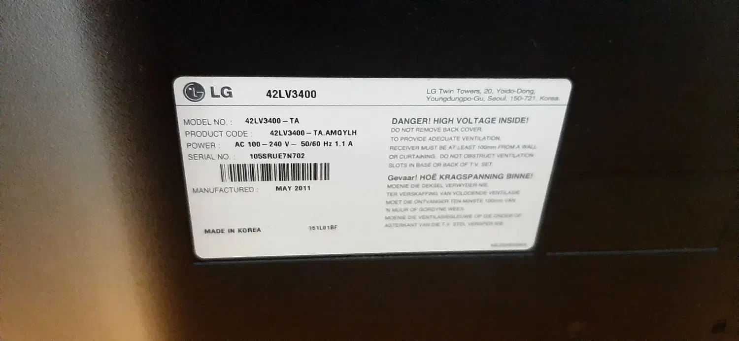 تلویزیون LG 42|تلویزیون و پروژکتور|کرمانشاه, |دیوار