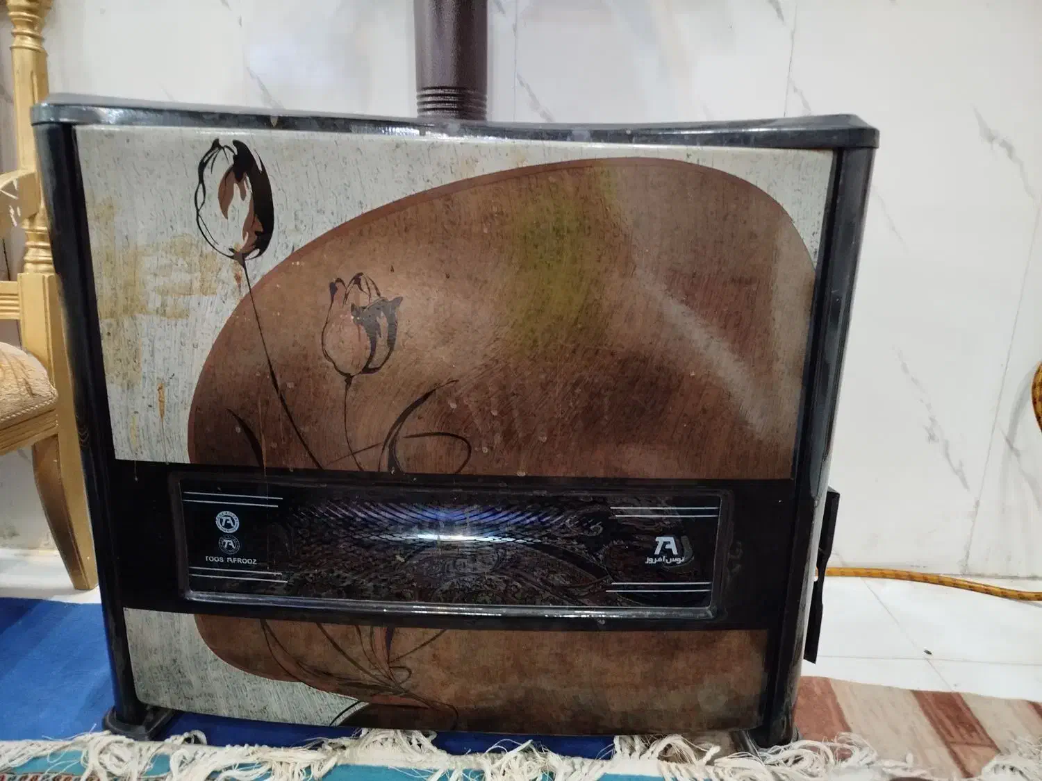 بخاری توس افروز|بخاری، هیتر، شومینه|مشهد, قائم|دیوار