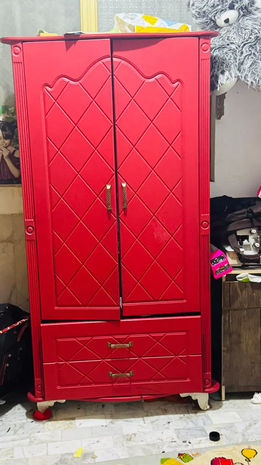 تخت خواب و کمد بچه گانه|تخت و سرویس خواب|بندرعباس, |دیوار