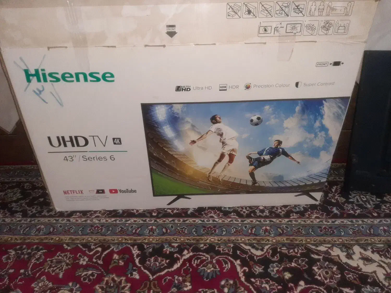 کارتن تلویزیون ۵۸ اینچ و ۴۳ اینچ|تلویزیون و پروژکتور|اهواز, کوی ملی راه|دیوار