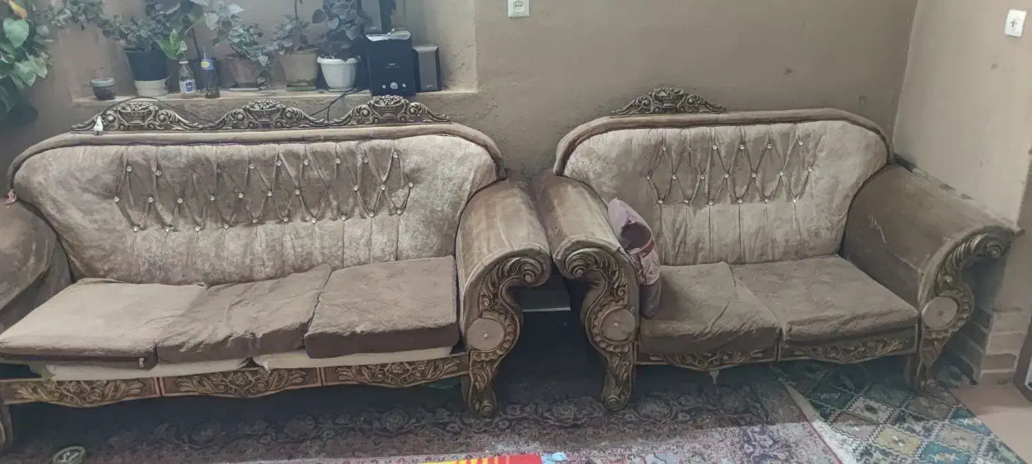 مبل شش نفره|مبلمان خانگی و میز عسلی|یزد, |دیوار