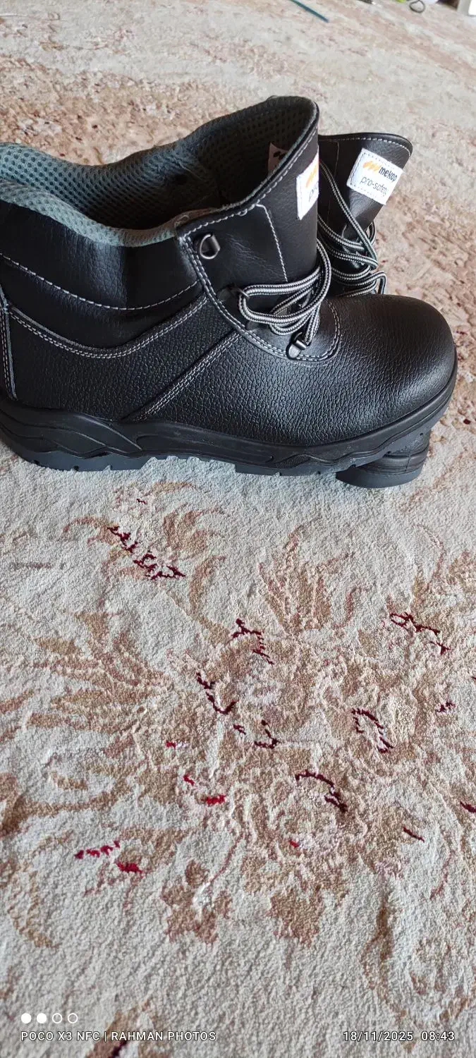 نیم بوت چرم مارکmekap ترکیه|کیف، کفش، کمربند|ماکو, |دیوار