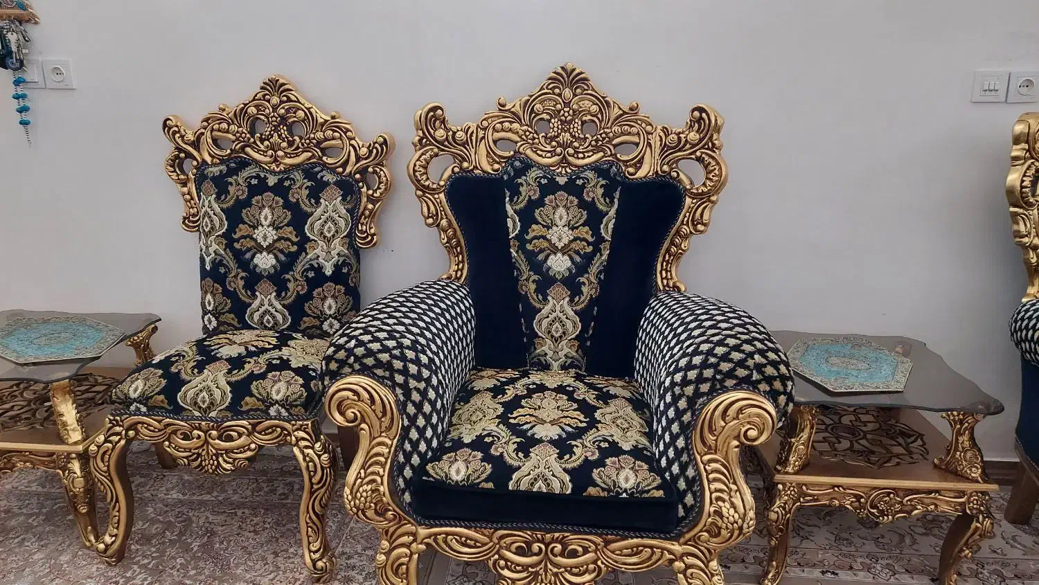 مبل سلطنتی ۱۰ نفره|مبلمان خانگی و میز عسلی|دورود, |دیوار