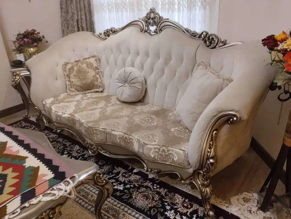 مبل استیل چوب راش|مبلمان خانگی و میز عسلی|بندر ترکمن, |دیوار