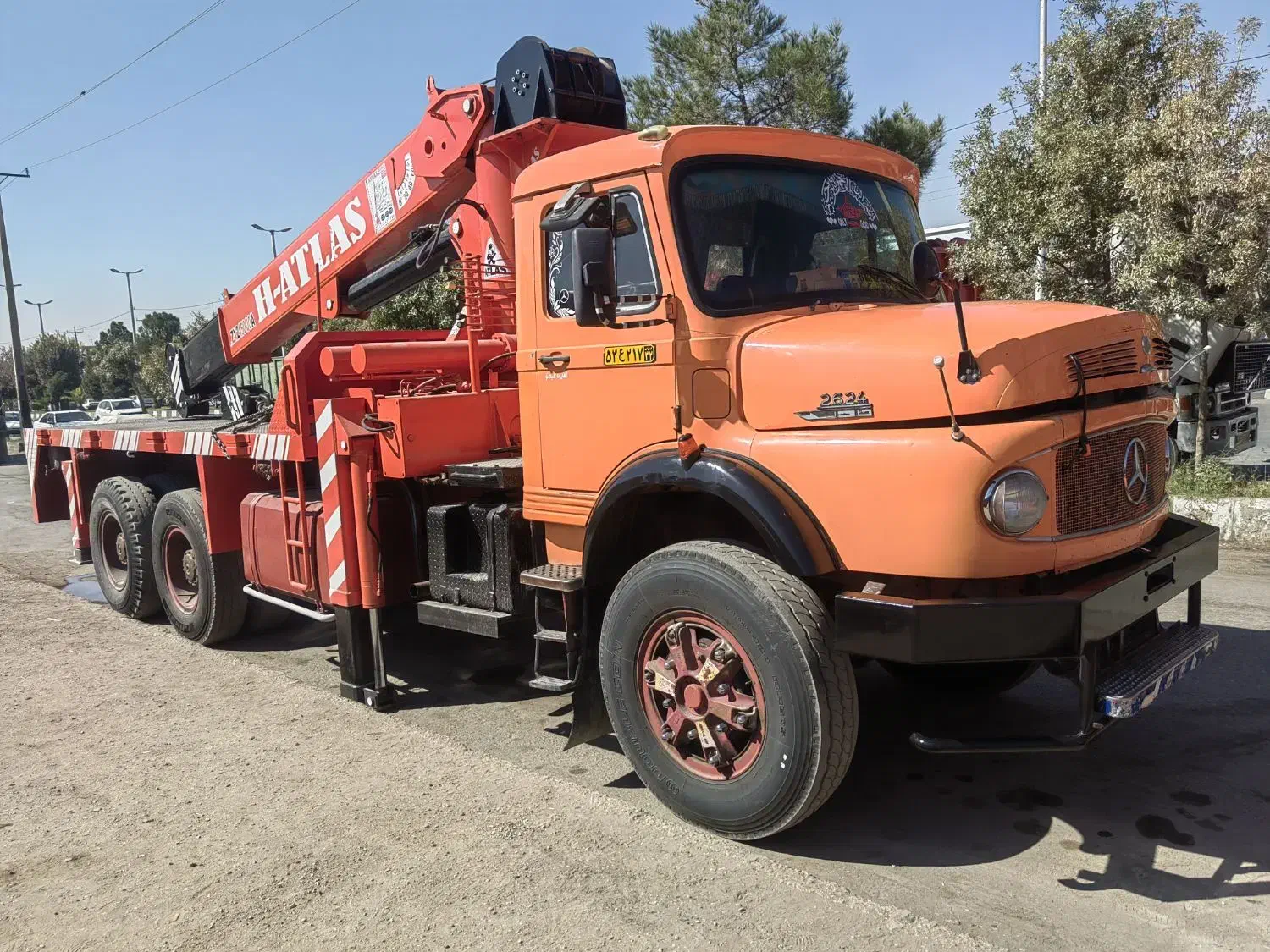 فروش بنز زیرمایلر جرثقیل مدل 84|خودرو سنگین|زرقان, |دیوار