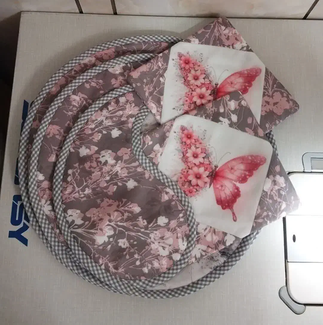 دوخت سرویس آشپزخانه عروس|سفره، حوله، دستمال آشپزخانه|نجف‌آباد, کهریزسنگ|دیوار