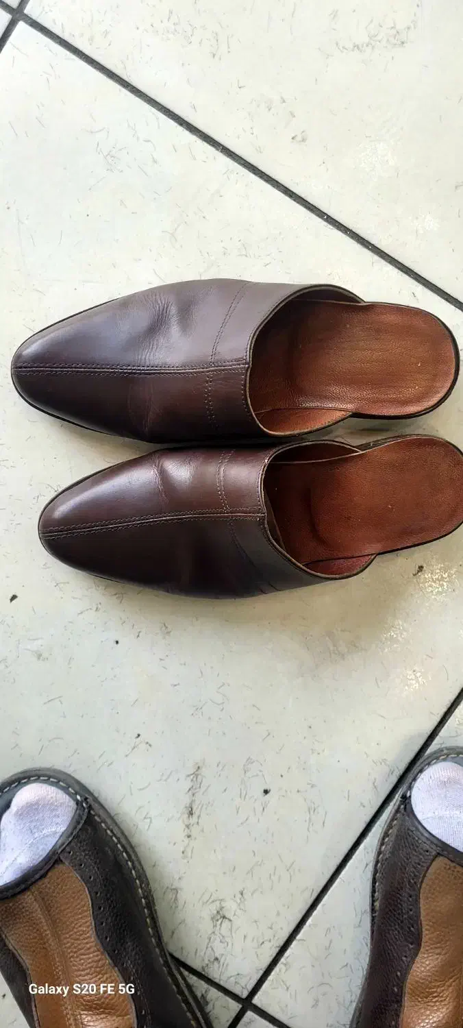 دمپایی آخوندی تمام چرم|کیف، کفش، کمربند|ارومیه, |دیوار