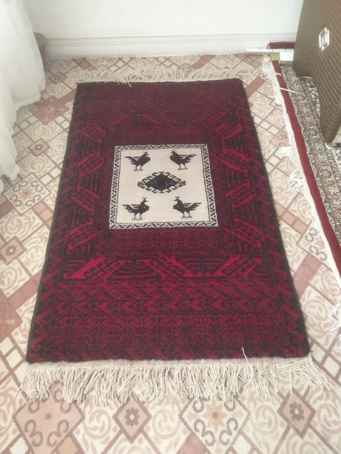 قالیچه دستباف|فرش|بیرجند, |دیوار