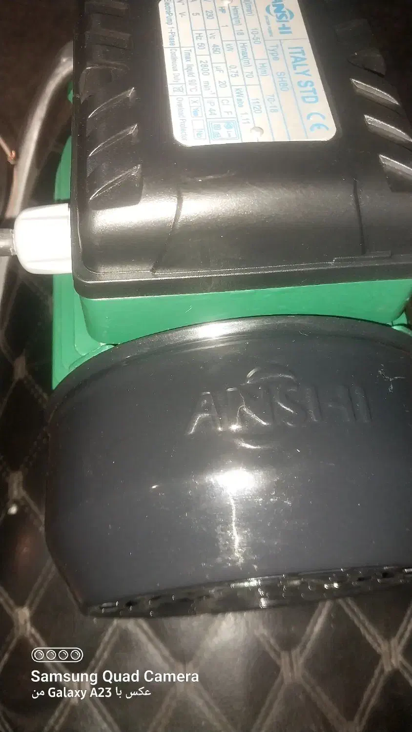 پمپ آب یک اسب مارک آنشی|سایر لوازم برقی|اهواز, زیتون کارگری|دیوار