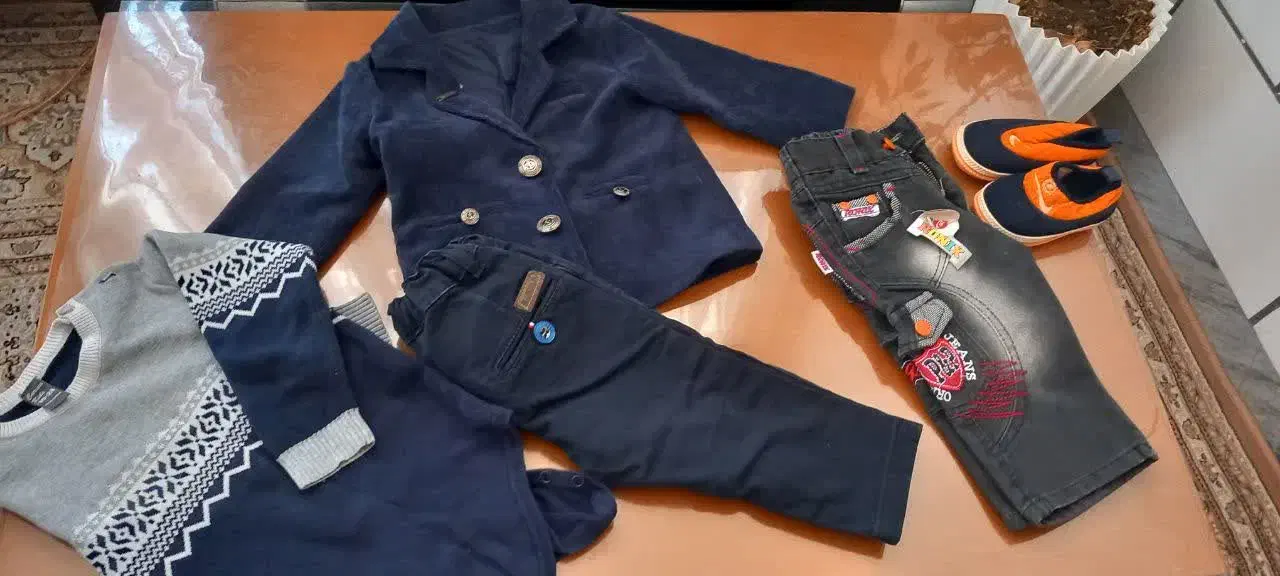 لباس بچگانه نو نو و در حد نو|کفش و لباس بچه|اراک, |دیوار