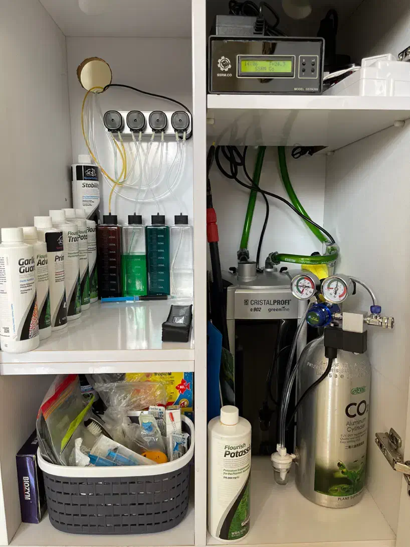 آکواریم پلنت (گیاهی) لوکس با نور و سیستم هوشمند|ماهی|کیش, |دیوار