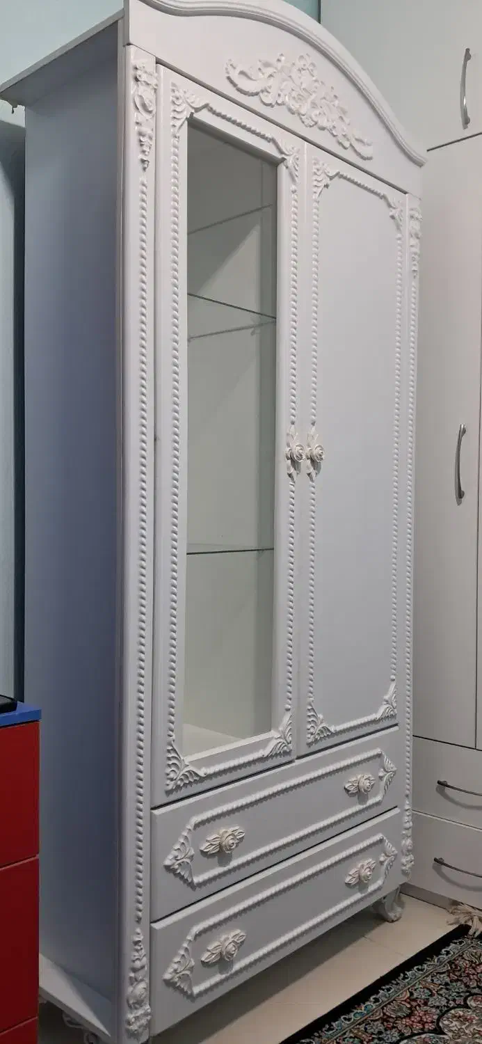 تخت خواب و کمد اتاق بچه و نو جوان|تخت و سرویس خواب|قزوین, |دیوار