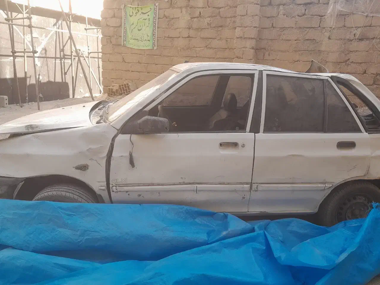 پراید87تصادفی موتور وگیربکس سالم قطعات داخلی کامل|خودرو سواری و وانت|شهرکرد, |دیوار