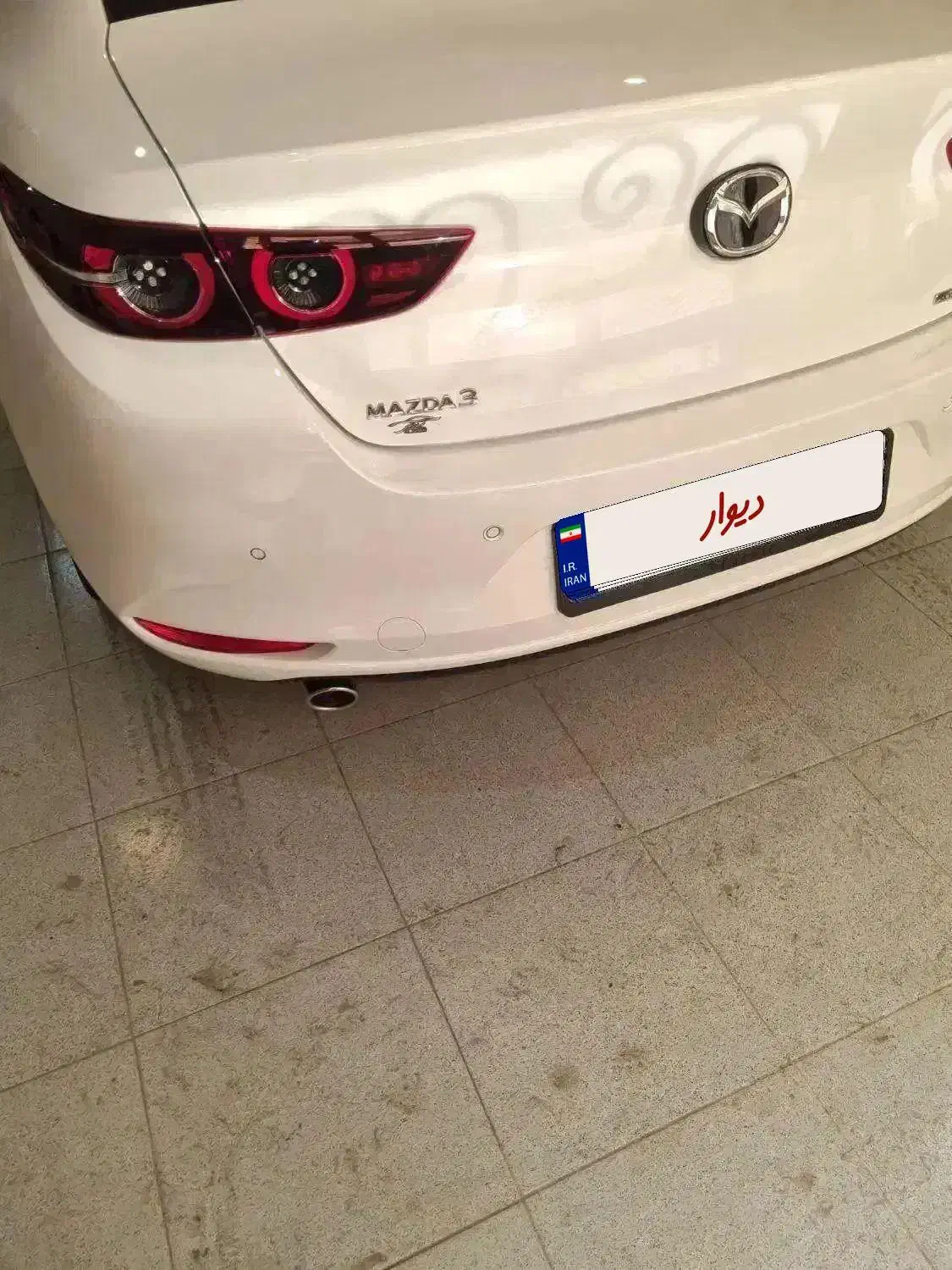 مزدا۳صفر 2025سفید داخل مارون خشک گروه بهمن|خودرو سواری و وانت|تبریز, |دیوار