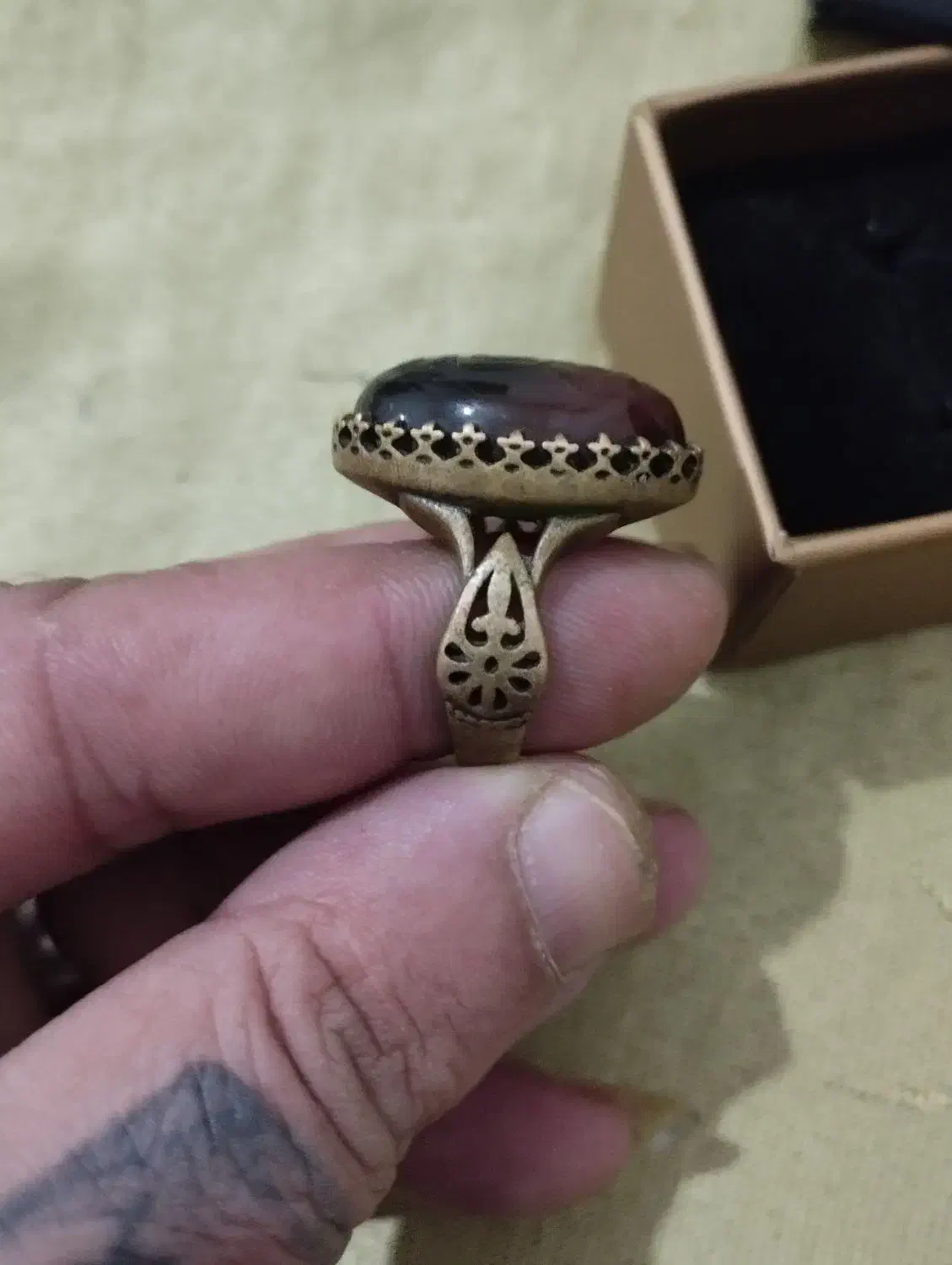 انگشتر طلا روسی اصل سلطنتنی،|جواهرات|آمل, |دیوار