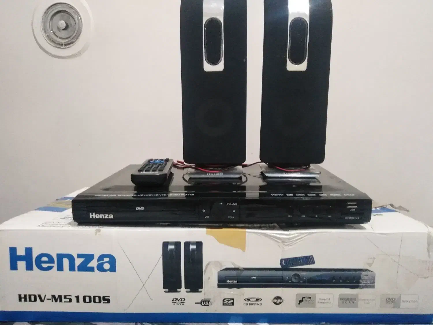 دی وی دی پلیر هنزا|پخشکننده DVD و ویدیو|مشهد, شهید بهشتی|دیوار