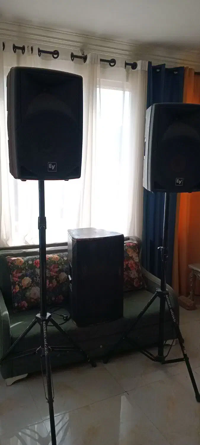 فروشی دو عدد باند اکو و پسیو EV|سیستم صوتی خانگی|شهریار, کردزار|دیوار