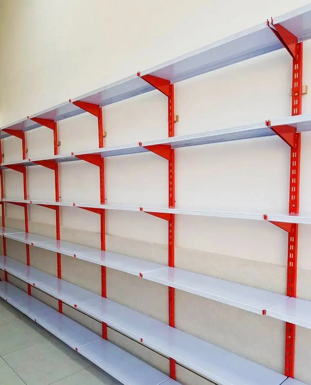 قفسه فروشگاه روی دیوار نصب|فروشگاه و مغازه|کوهدشت, |دیوار