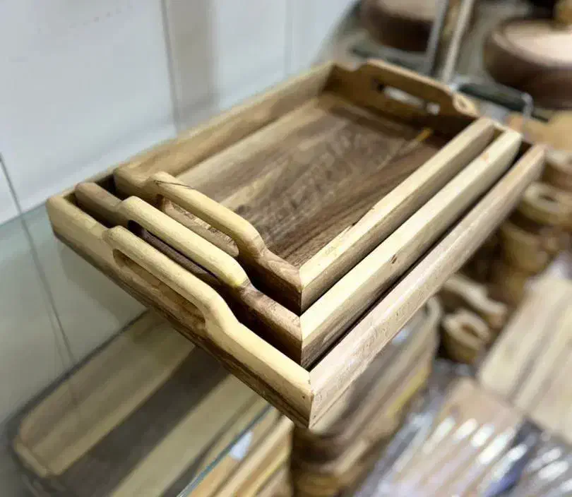 ظروف چوبی یلدا و روز مادر|ظروف سرو و پذیرایی|کرمانشاه, |دیوار