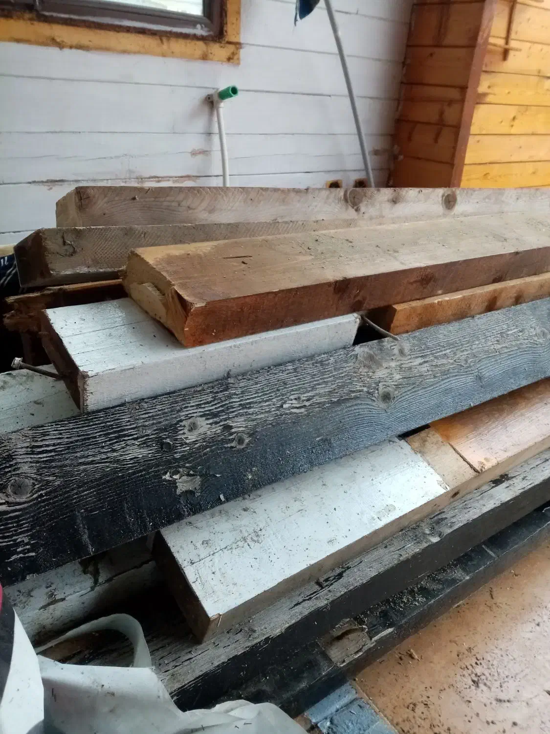 چوب تخته الوار روسی ضخامت 7|مصالح و تجهیزات ساختمان|رودهن, |دیوار