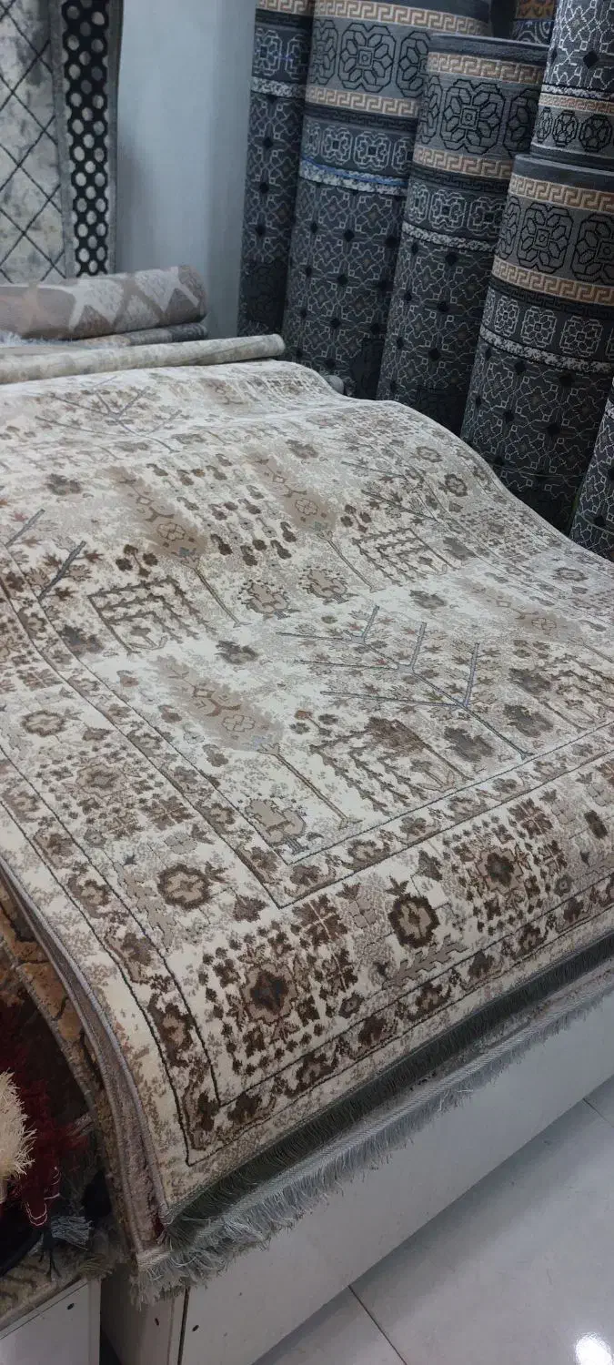 قالیچه گبه کلاسیک نسکافه گلزار|گلیم، جاجیم، گبه|قم, شهدا|دیوار