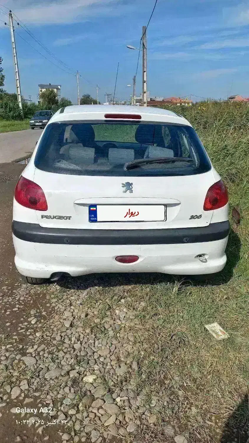 ۲۰۶ مدل ۹۴ تیپ ۲ teu3|خودرو سواری و وانت|لاهیجان, گلستان|دیوار