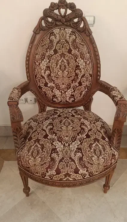 مبلمان کلاسیک سلطنتی۹نفره چوب گردو دقت|مبلمان خانگی و میز عسلی|مشهد, امیریه|دیوار