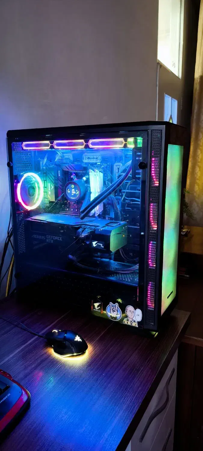 کیس گیمینگ|رایانه رومیزی|ابریشم, |دیوار