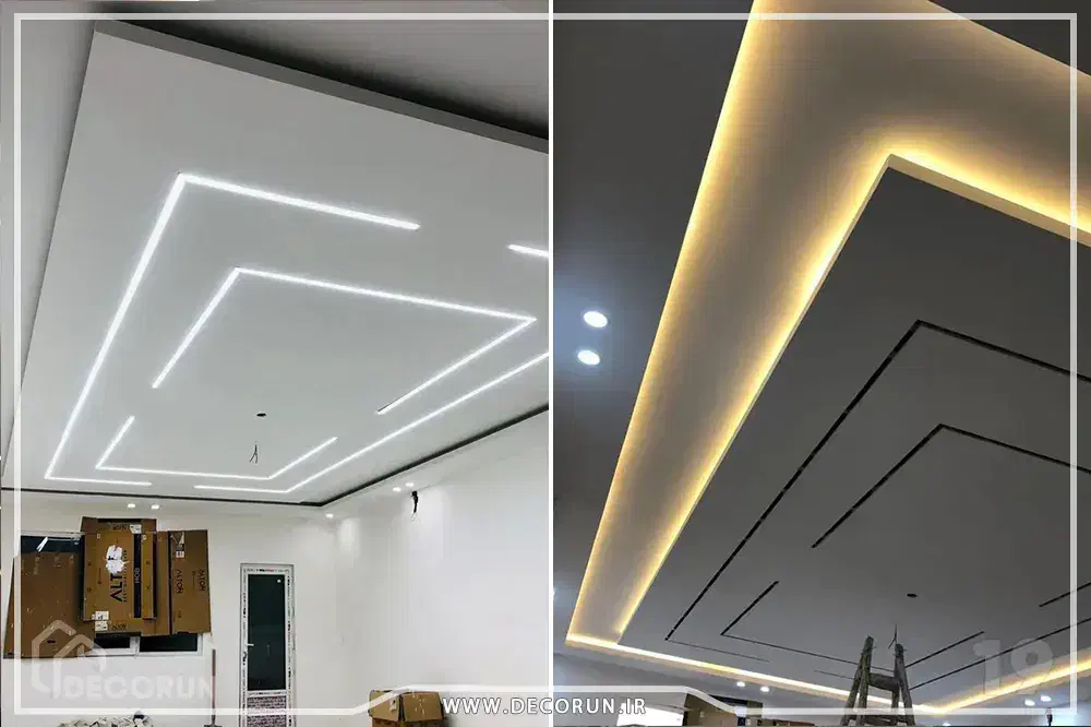 تایل ۶۰در۶۰ کناف لاین نوری|خدمات پیشه و مهارت|کرمانشاه, |دیوار