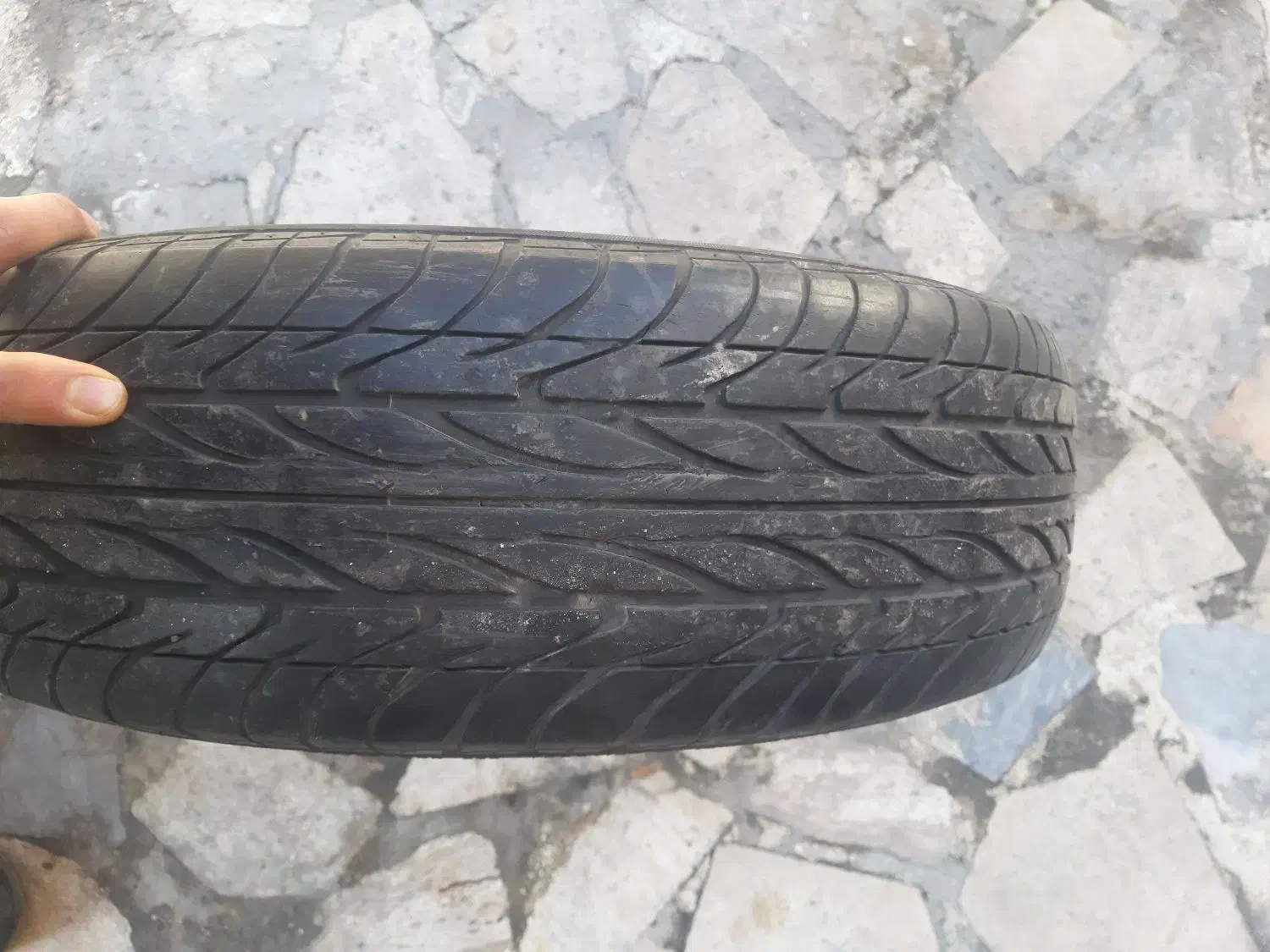 رینگ و لاستیک در حد نو سایز 13/175|قطعات یدکی و لوازم جانبی|قزوین, |دیوار