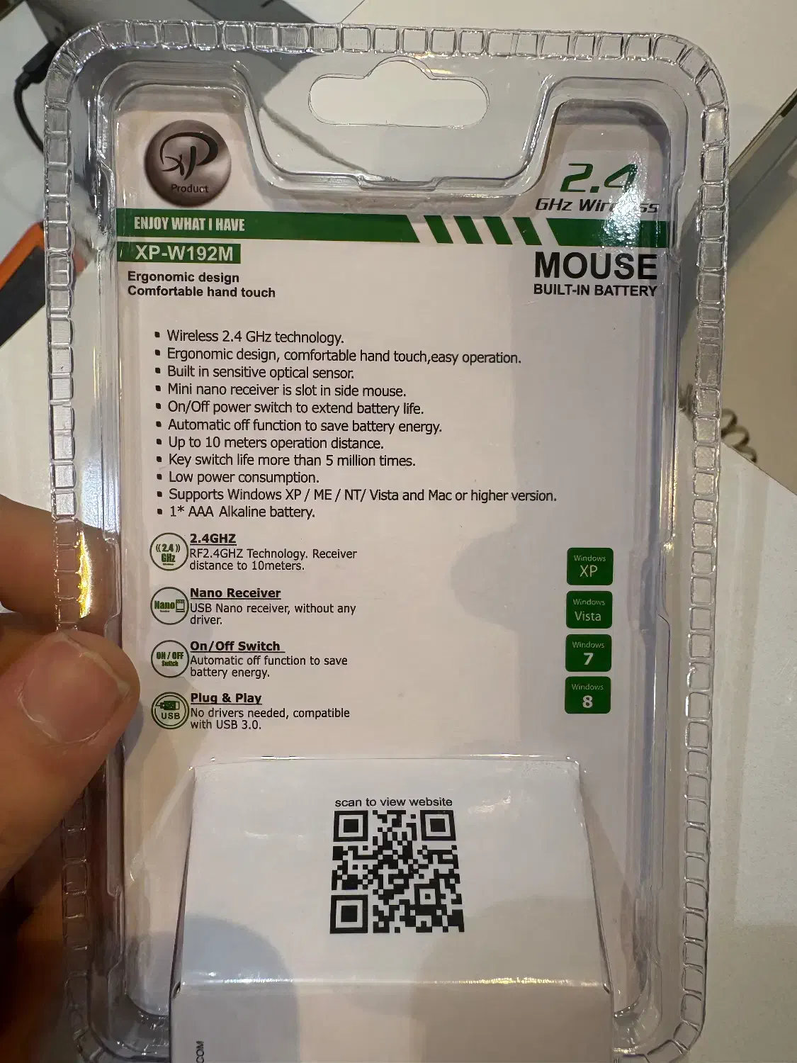 فروش عمده و تکی موس وایرلس Xp-W192M اکبند|قطعات و لوازم جانبی رایانه|تهران, میدان ولیعصر|دیوار