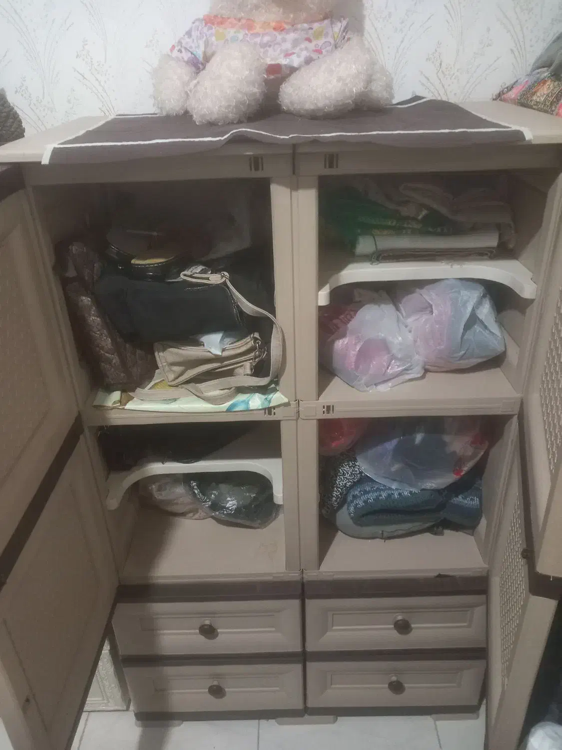 کمد جا دار|جاکفشی، کمد، دراور|شیراز, فرگاز|دیوار