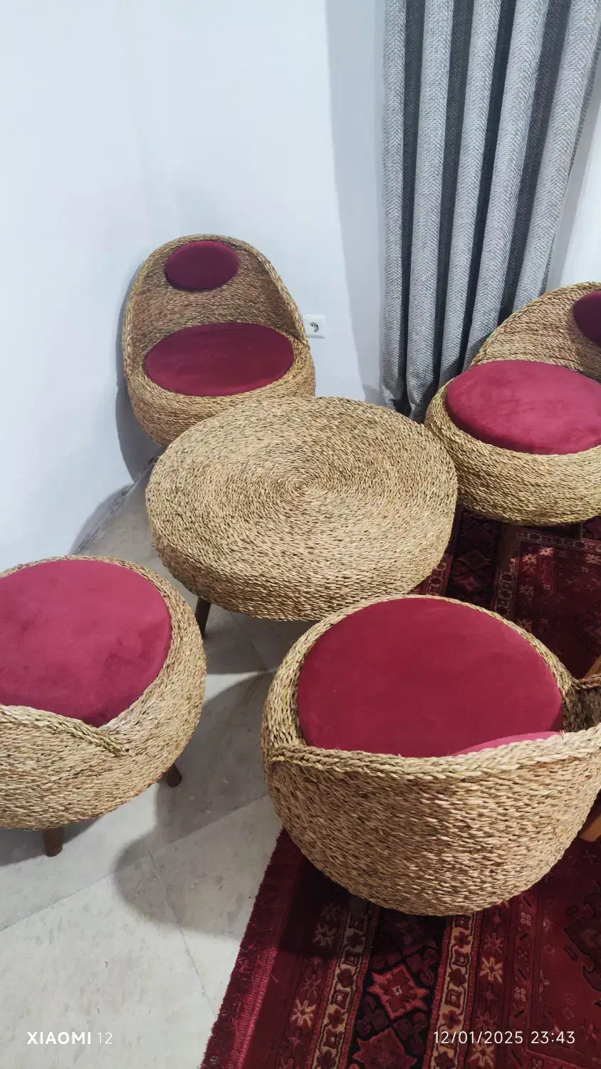 میز و صندلی حصیری|میز و صندلی غذاخوری|صفادشت, |دیوار