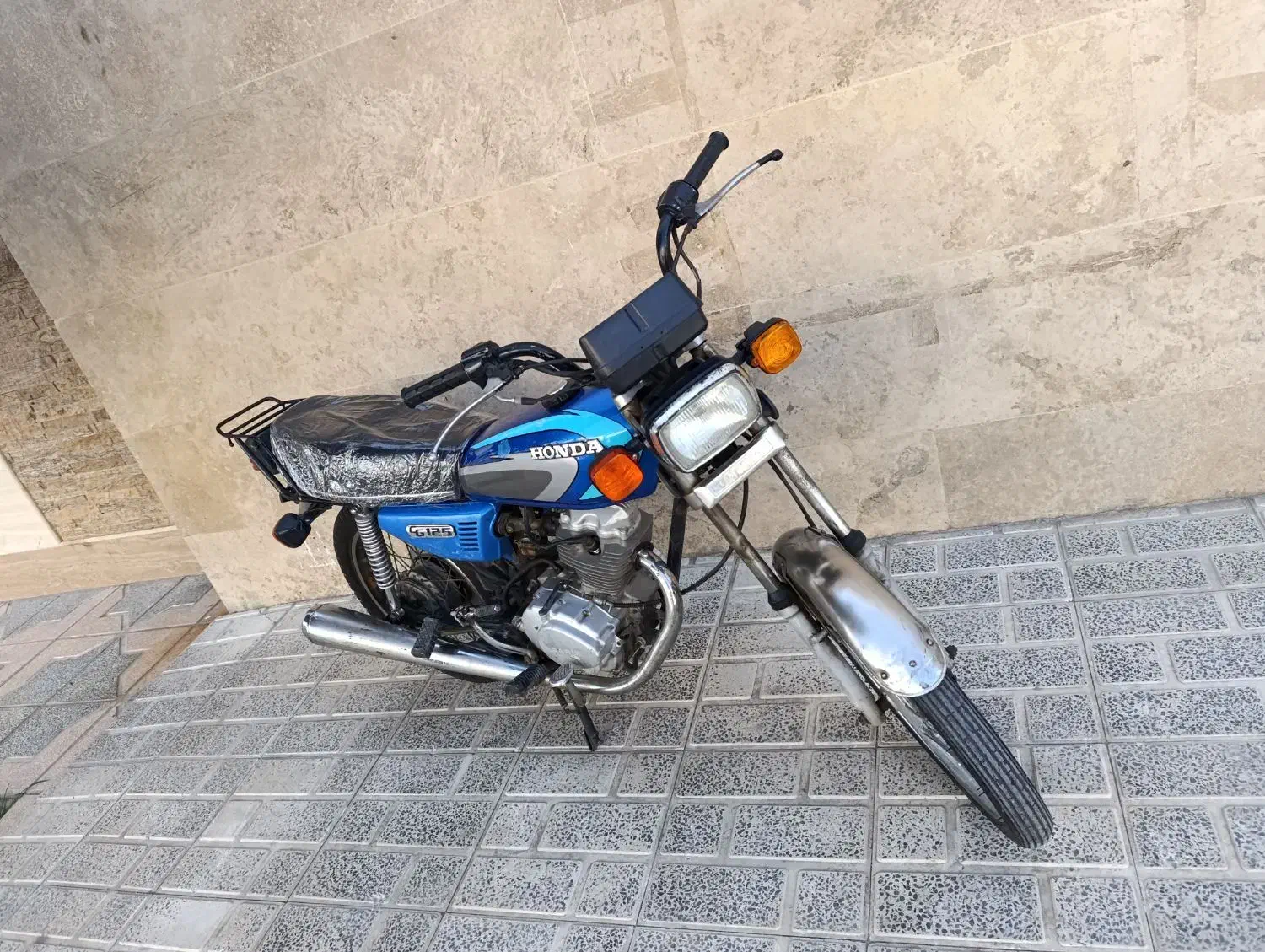 هوندا 125 مدل 1387 مزایده|موتورسیکلت|تاکستان, |دیوار