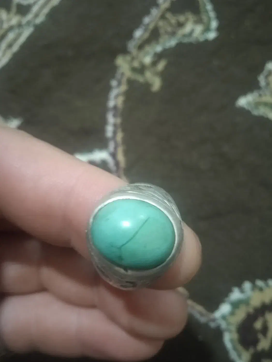 انگشتر نقره|کلکسیون اشیاء عتیقه|سنندج, |دیوار