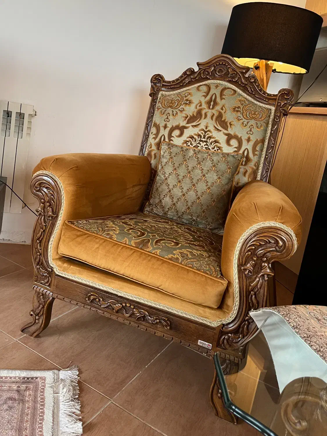 مبلمان استیل منبت کاری بهمراه نهارخوری ۸نفره|مبلمان خانگی و میز عسلی|بابلسر, |دیوار