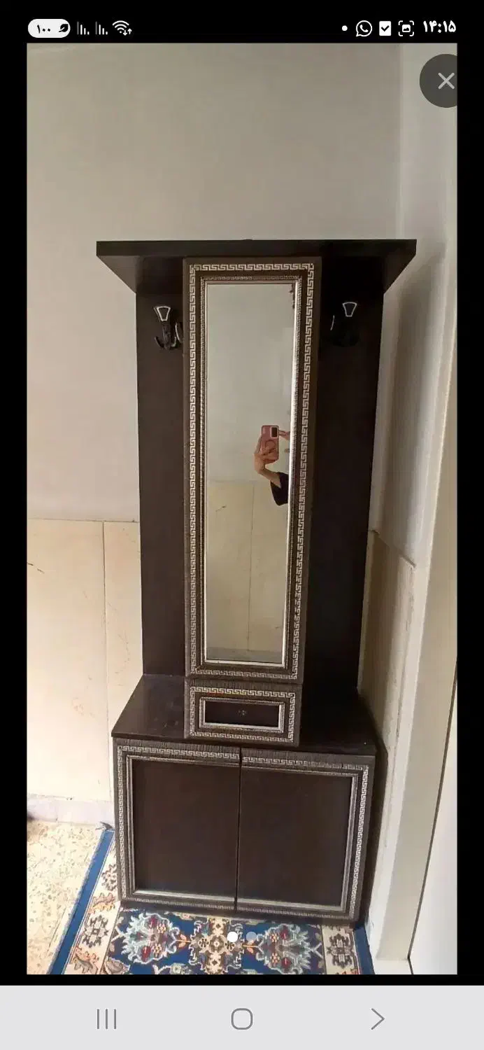 جاکفشی آینه دار قیمت مناسب|جاکفشی، کمد، دراور|همدان, |دیوار