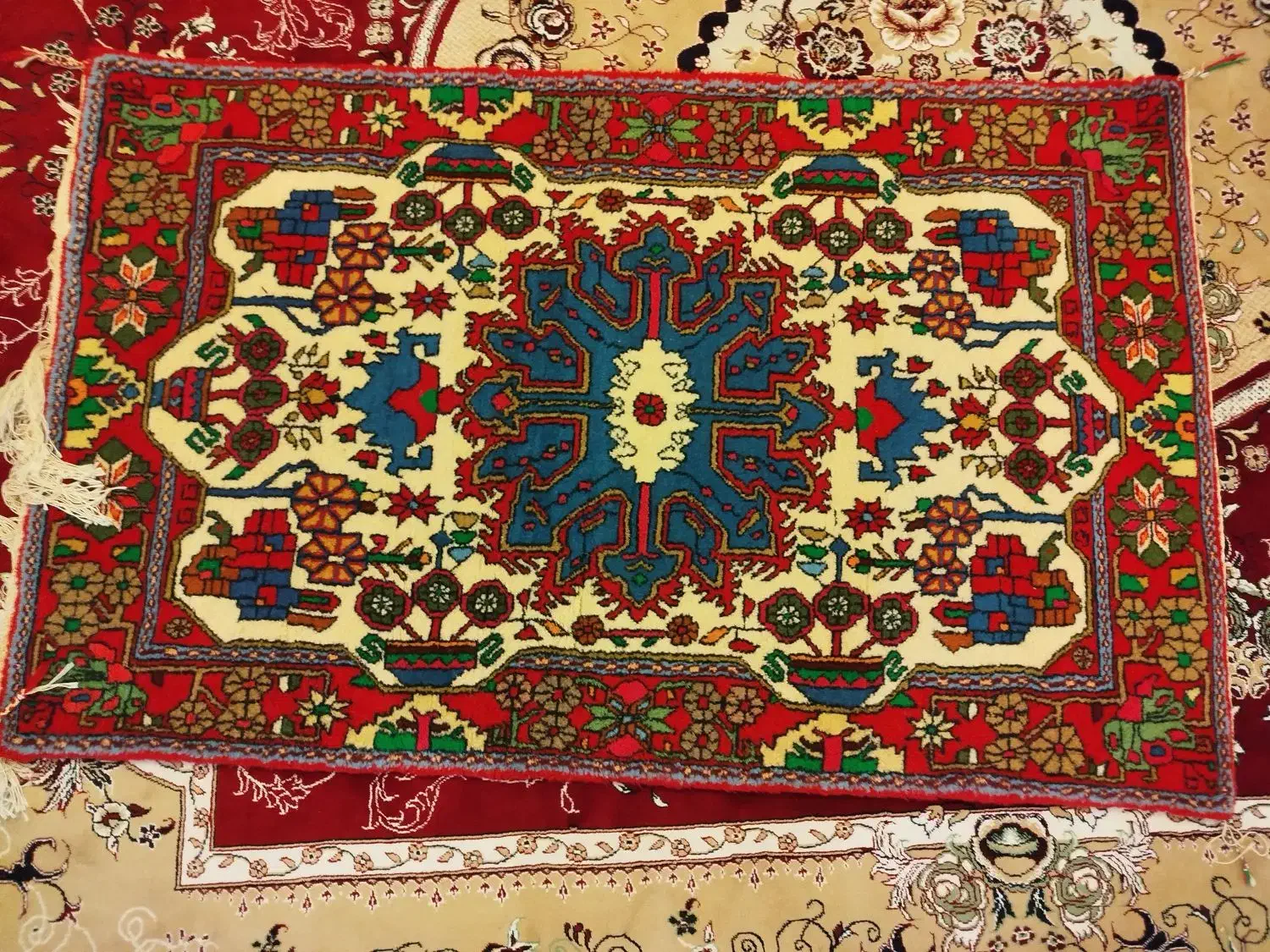 دستباف کله گلی|فرش|نهاوند, |دیوار
