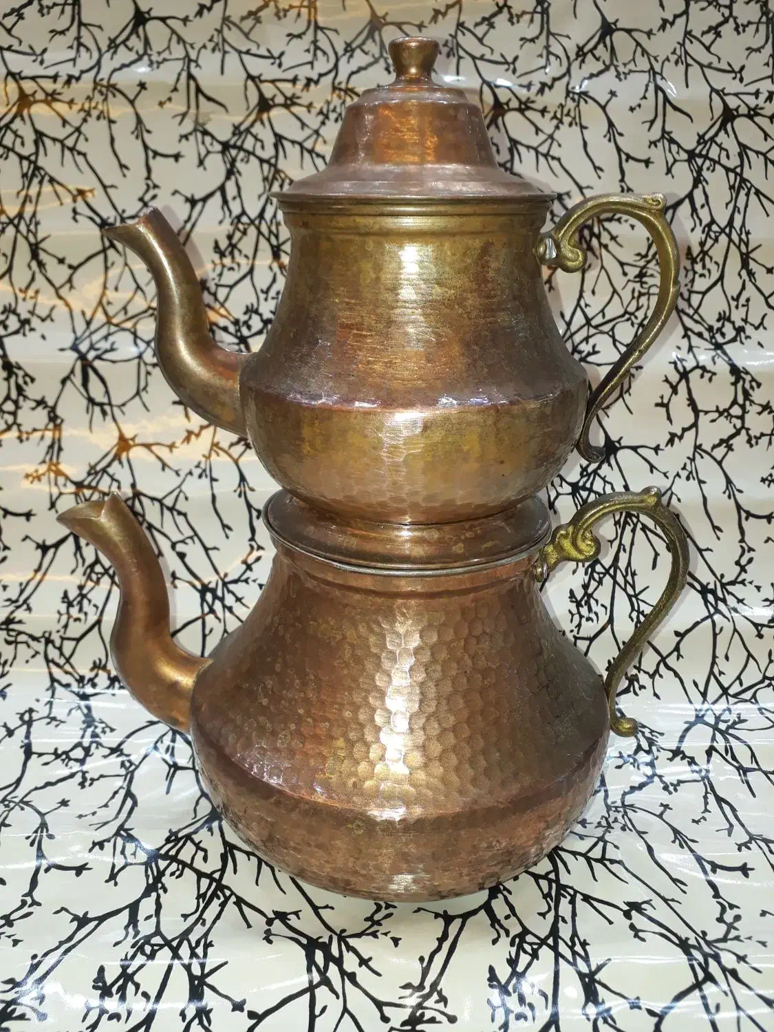 کتری قوری مسی|ظروف سرو و پذیرایی|سبزوار, باهنر|دیوار