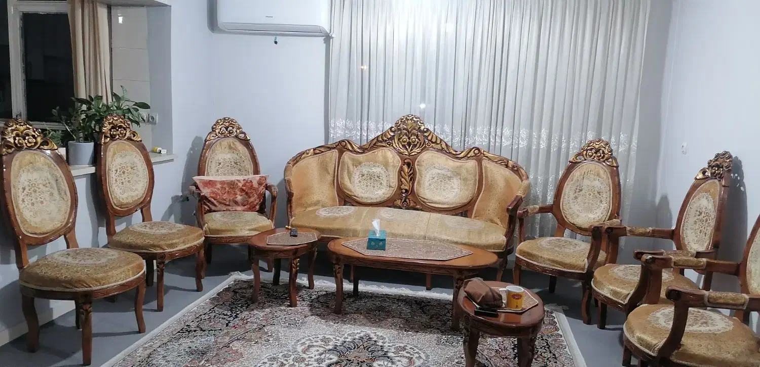 مبل 9 نفره|مبلمان خانگی و میز عسلی|محمدیه-قزوین, |دیوار
