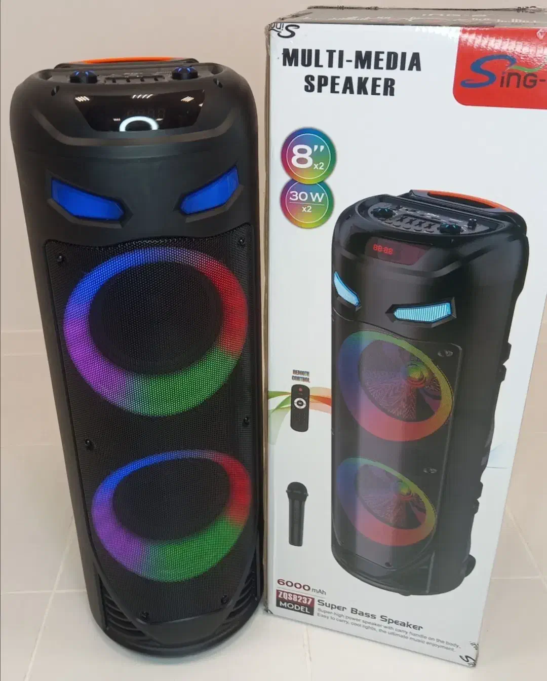 اسپیکر باند8237فول حرفه ای پارتی باکس.بمب صدا|سیستم صوتی خانگی|تهران, بلورسازی|دیوار