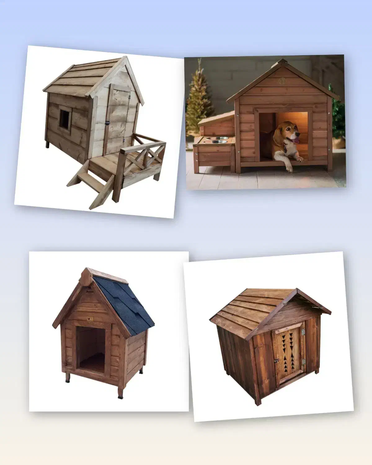 خانه چوبی سگ و گربه|لوازم جانبی حیوانات|کیش, |دیوار