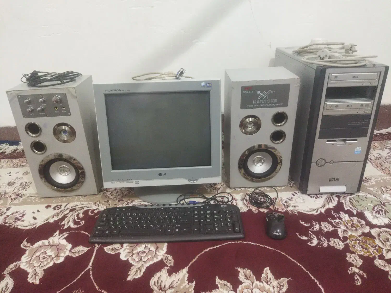 کامپیوتر  با تمام تجهیزات|رایانه رومیزی|ایذه, |دیوار