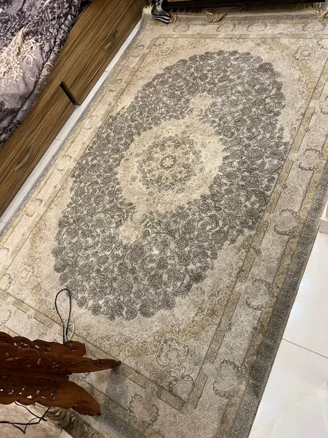 فرش ماشینی ۶ و ۴ متری و دو عدد پادری|فرش|اراک, |دیوار