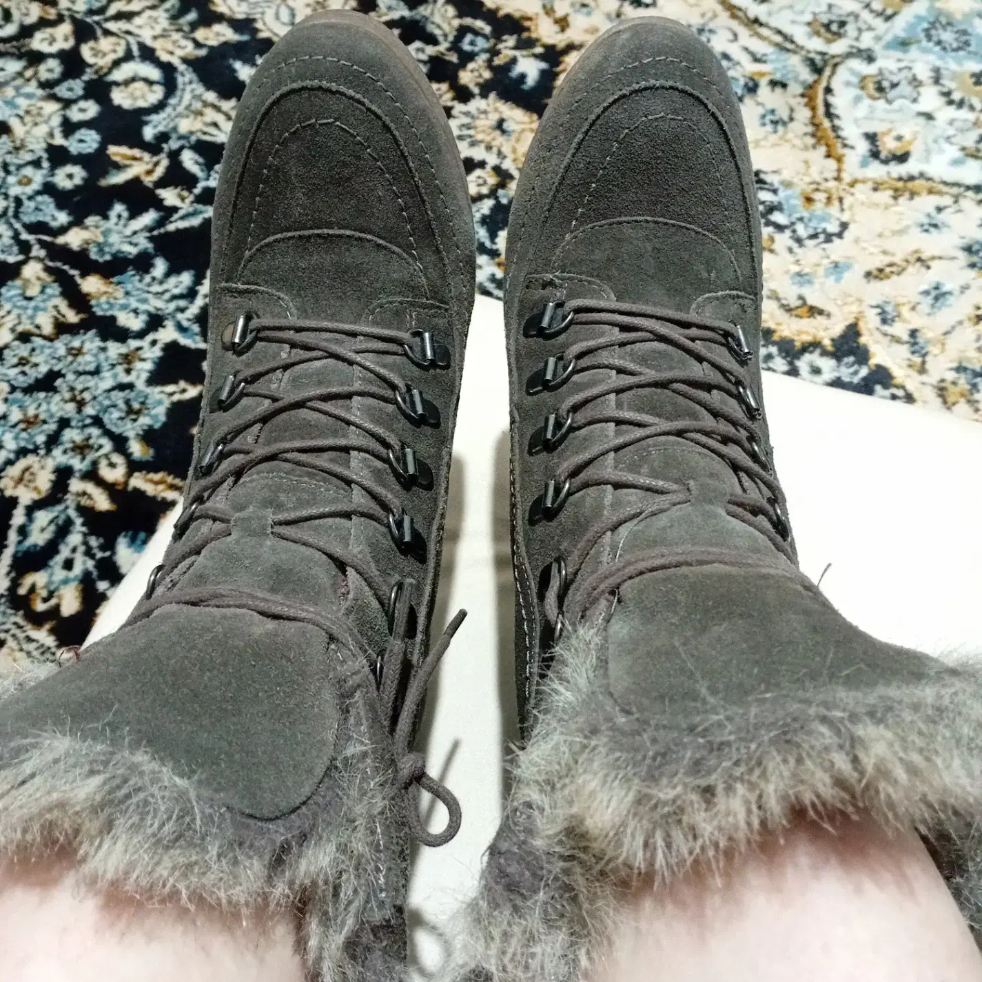 نیم بوت خزدار|کیف، کفش، کمربند|جوادآباد, |دیوار