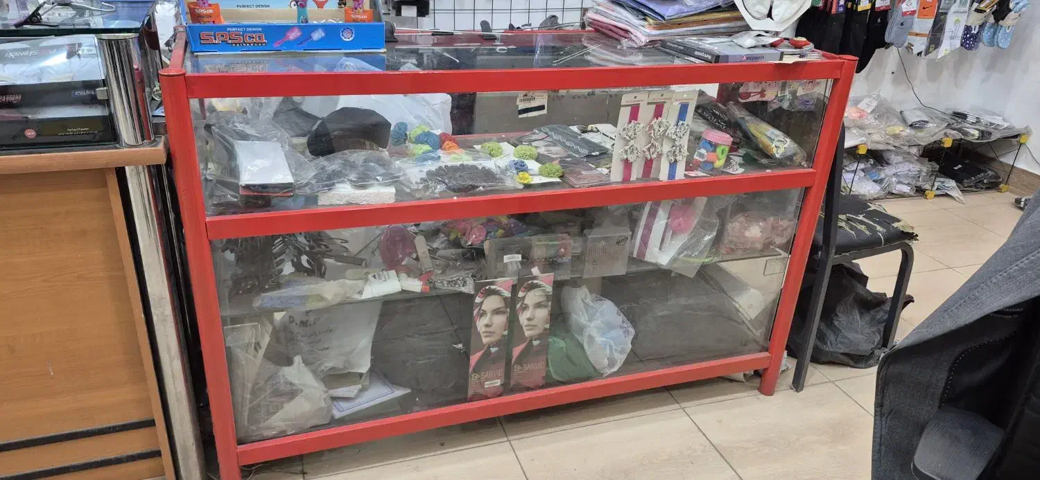 ویترین پیشخوان فلزی آلومینیمی|فروشگاه و مغازه|قم, زاویه|دیوار