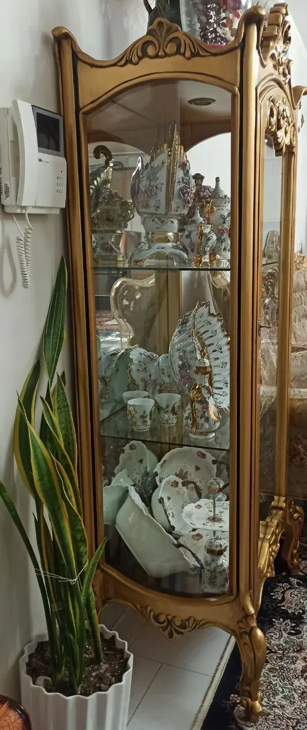 بوفه چوبی|بوفه، ویترین، کنسول|پرند, فاز ۱|دیوار